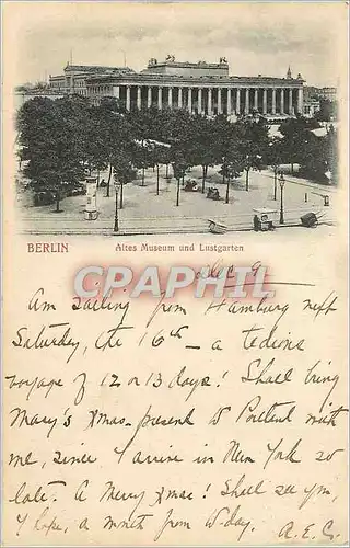 Cartes postales Berlin Altes Museum und Lustgarten