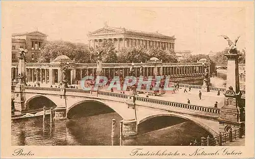 Ansichtskarte AK Berlin Friedrichsbrucke National Galerie