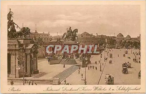 Cartes postales Berlin National Doukmal Kaiser Wilhelm Schlossfreihoit