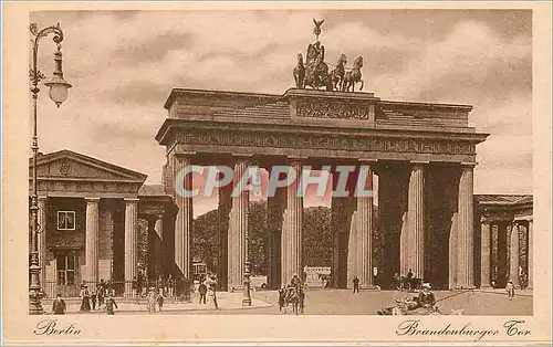 Cartes postales Berlin Brandenburger Tor