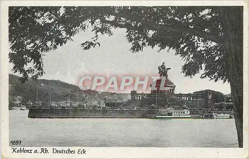 Cartes postales Koblenz a Rh Deutsches Eck