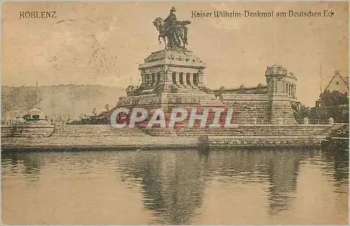 Cartes postales Koblenz Kaiser Wilhelm Denkmal am Deutsches Eck