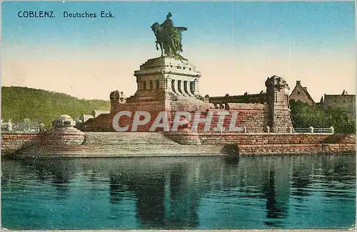 Cartes postales Coblencz Deutsches Eck