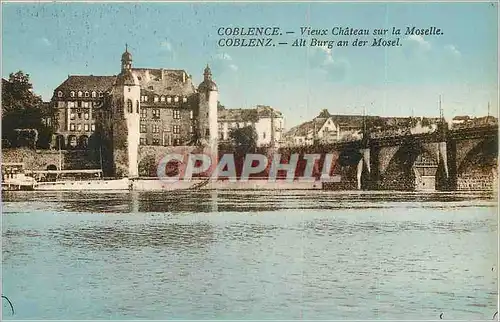 Cartes postales Coblence Vieux Chateau sur la Moselle