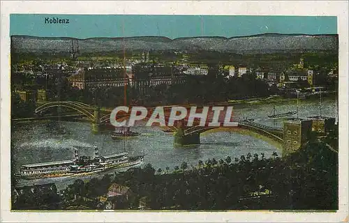 Cartes postales Koblenz Bateau
