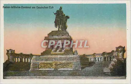 Cartes postales Kaiser Wilhelm Denkmal am Deutschen Eck