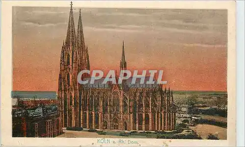 Ansichtskarte AK Koln Rh Dom