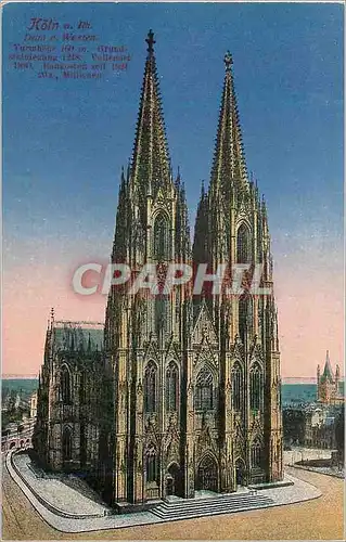 Cartes postales Koln a Rh Deita a Westen