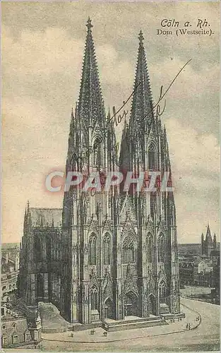 Cartes postales Coln a Rh Dom Westseite