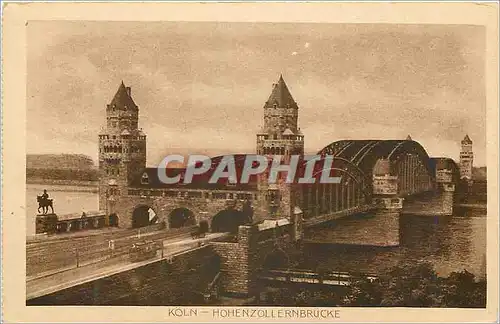 Cartes postales Koln Hohenzollernbrucke