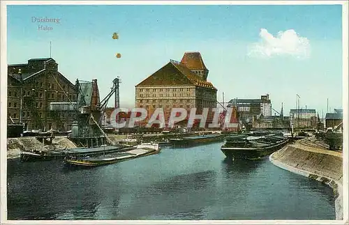 Cartes postales Duisburg Hafen Bateaux