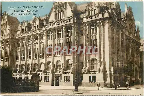 Cartes postales Dusseldorf Quartier General des Armees du Rhin