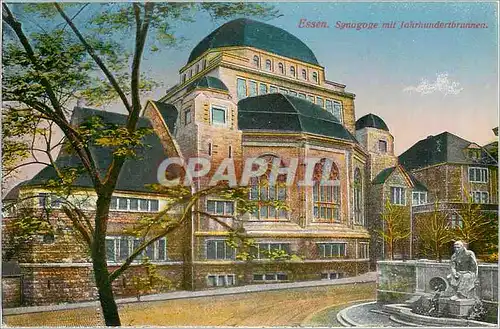 Cartes postales Essen Synagoge mit Jahrnundertbrunnen Judaica