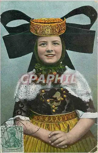 Cartes postales Volkstrachten aus Schaumburg Lippe Folklore