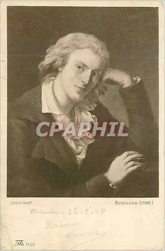 Cartes postales Anton Graff Schiller