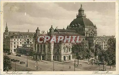 Cartes postales Frankfurt aM Main Schausptelhaus