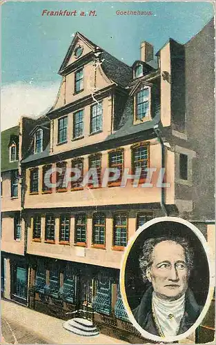 Cartes postales Frankfurt aM Goethehaus