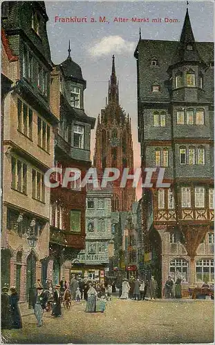 Cartes postales Frankfurt aM Alter Markt mit Dom