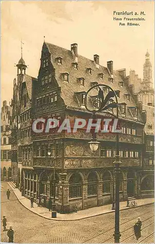 Cartes postales Frankfurt aM Haus Frauenstein Am Romer
