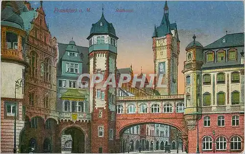 Cartes postales Frankfurt aM Rathaus