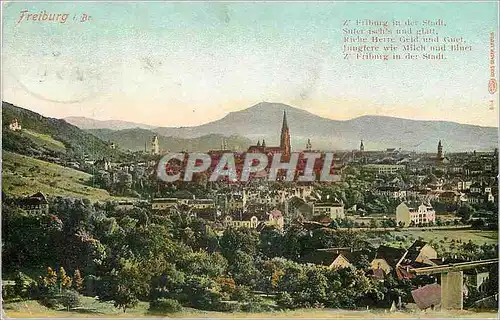 Cartes postales Freiburg lb