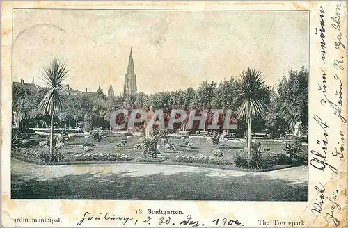 Cartes postales Stadtgarten Jardin Municipal