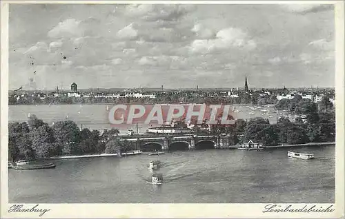 Cartes postales Hamburg Lombardsbrucke