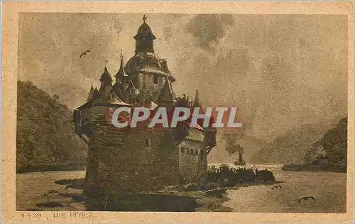 Cartes postales Rhein Die Pfalz bei Caub