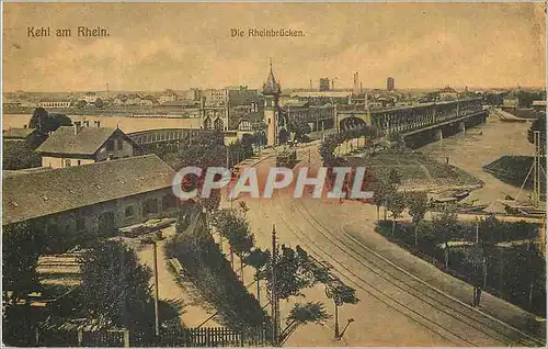 Cartes postales Kehl am Rhein Die Rheinbrucken