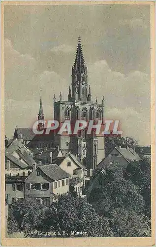 Cartes postales Konstanz a B Munster