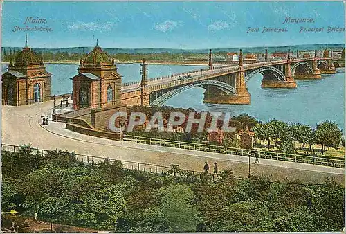Cartes postales Mainz Strassenbrucke