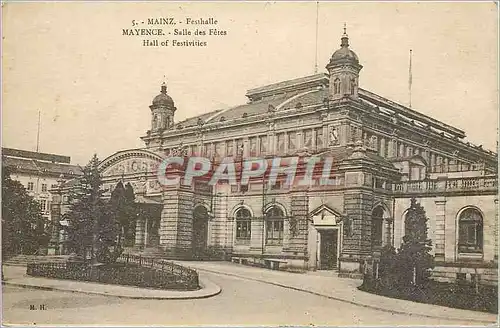 Cartes postales Mainz Festhalle