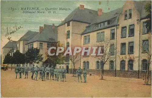 Cartes postales Mayence Quertier Mangin Batiment Nord D d Militaria