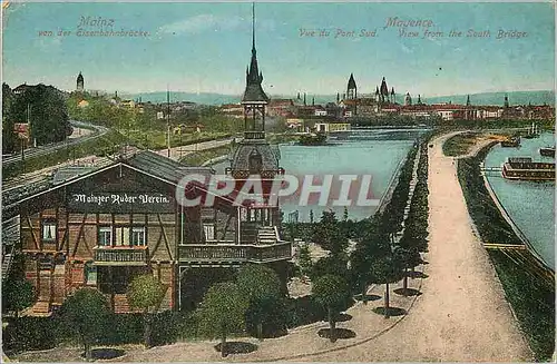 Cartes postales Mayence Vue de Pont Sud