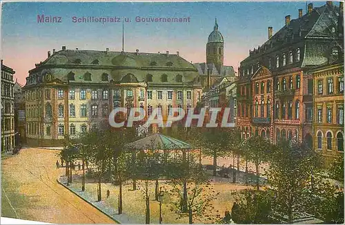 Cartes postales Mainz Schillerplatz u Gouvernement