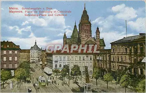Cartes postales Mainz Gutenbergplatz u Dom