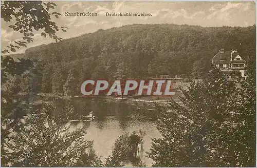Cartes postales Saarbrucken Deutschmuhlenweiher