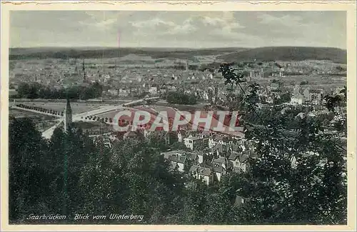 Cartes postales Saarbrucken Blick vom Winterberg