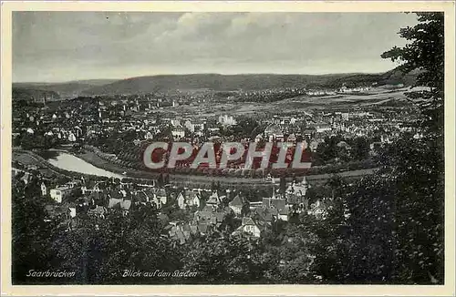 Cartes postales Saarbrucken Blick auf den Staden