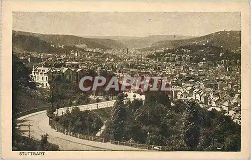 Cartes postales Stuttgart Ausblick vom Kanonenweg
