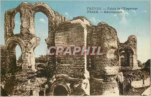 Cartes postales Treves Palais  de l Empereur