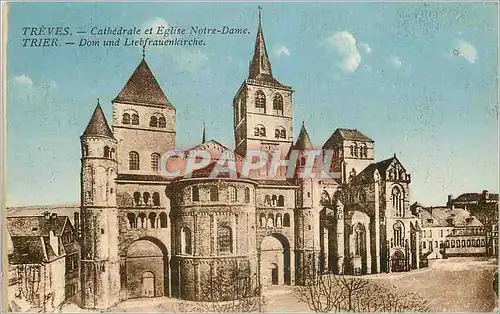 Ansichtskarte AK Treves Cathdedrale et Eglise Notre Dame