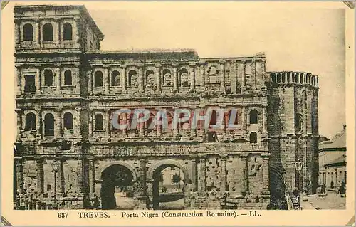 Cartes postales Treves Porta Nigra Construction Romaine