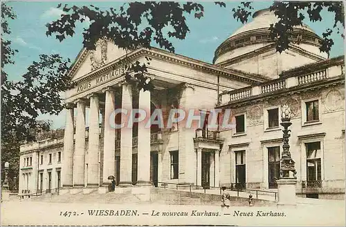 Cartes postales Wiesbaden Le nouveau Kurhaus