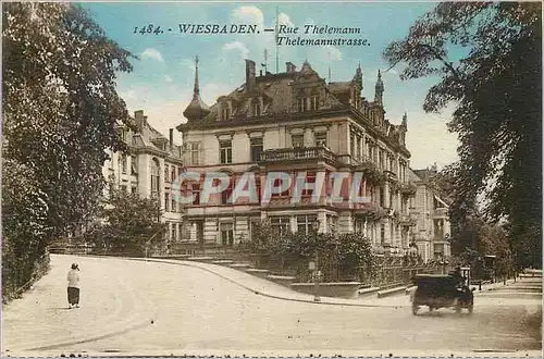Cartes postales Wiesbaden Rue Thelemann