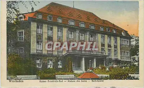 Cartes postales Wiesbaden Maison des Bains