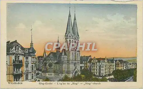 Cartes postales Wiesbaden L eglise du Ring