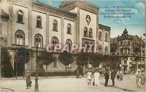 Cartes postales Wiesbaden Clinique Guillaume Hopital thermal Francais