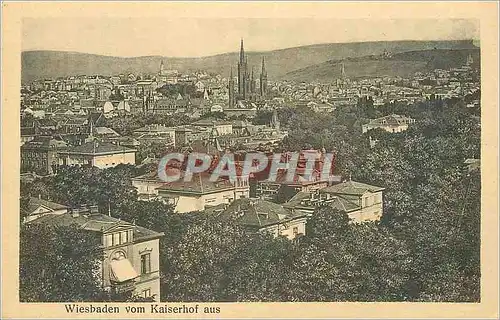 Cartes postales Wiesbaden vom Kaiserhof aus