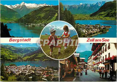 Cartes postales moderne Bergstadt Zell am See mit Steinernem